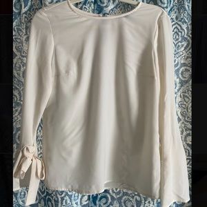 Banana republic cream, blouse